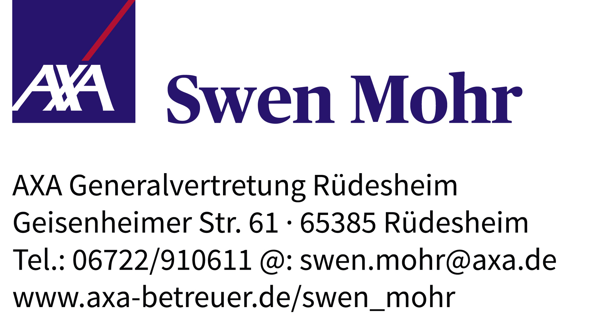 AXA Generalvertretung Swen Mohr